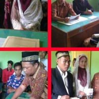 Awal Tahun KUA SAM Seluma Catat Nikah Kantor