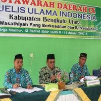 Ka.KUA Arga Makmur Ikuti MUSDA MUI Kabupaten Bengkulu Utara