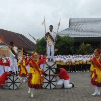 Drumband Fastabiqul Khairat Meriahkan Dirgahayu MAN 2 Kepahiang