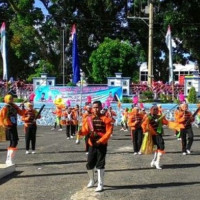 MIN 2 Kota Bengkulu Raih Juara Lomba Drumband HUT Kota Bengkulu