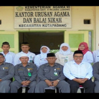 Terkait Pengumpulan dan Pendistribusian Zakat, KUA Kecamatan Kota Padang RL Konsolidasi Dengan Baznas