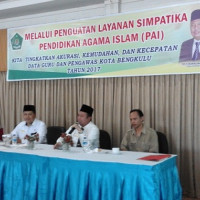 Kemenag Kota Bengkulu Adakan Kegiatan Penguatan Layanan SIMPATIKA