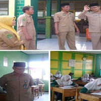 Ka. Kemenag Kab. Kepahiang  Monitoring UjianAkhir Madrasah Berstandar Nasional (UAMBN)