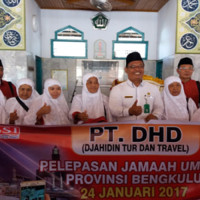 Plt. Kepala Kementerian Agama Bengkulu Utara Melepas Jamaah Umrah