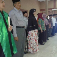 Ka.Penyelenggara Syariah Kemenag Kota Bengkulu Rohaniawan Pelantikan Pejabat Pemda