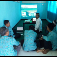 Kantor Kemenag Mukomuko Lakukan Kegiatan Input Data Pada Aplikasi SIMPENAIS