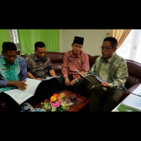 Rencanakan Bangun KUA Baru, Kepala Kantor Kemenag MM Koordinasi dengan Kabid Urais dan Binsyar