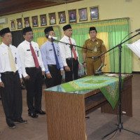 Ka.Kanwil Kemenag Bengkulu Lantik Pejabat Eselon III dan IV