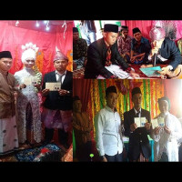 2 Pasang Catin Ikat Janji Suci di KUA Pondok Kelapa