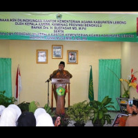 Kepala Kanwil Kemenag Provinsi Bengkulu Bina ASN Kemenag Lebong