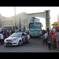 CJH Benteng diberangkatkan ke Asrama Haji