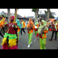 Drumband MAN 1 Kepahiang Meriahkan HUT KEMRI KE-72