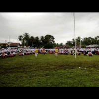 Drumband Gita Bahana MTSN 1 Mukomuko Meriahkan HUT RI