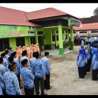 Kemenag Kota Bengkulu Gelar Upacara Peringatan HUT RI Ke-72