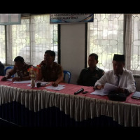 KUA Bermani Ulu bersama Camat Tetapkan Jadual Lomba MTQ Tingkat Kecamatan