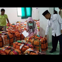 Kepala Kankemenag MM Cek Kelengkapan Tas Koper Jamaah Haji