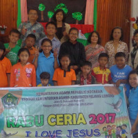 Penyelenggara Kristen Rejang Lebong  Mengadakan Pelayanan Rabu Ceria di GKII Karang Jaya