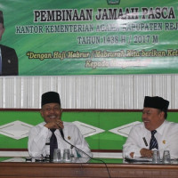 Kepala Kemenag RL : Menjadi Narasumber  Pembinaan Jamaah Pasca Haji 1438 H