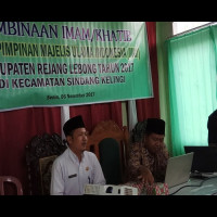 MUI Rejang Lebong Bina Perakat Agama Kec.Sindang Kelingi Rejang Lebong