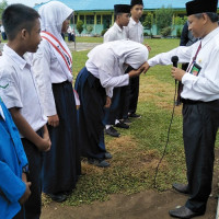 Sidak Rutin, Kepala Kankemenag BS Ingin Madrasah Lebih Baik