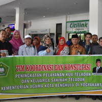 Kepala Kemenag Kota Bengkulu Lepas Rombongan Studi Banding