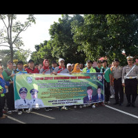 Tebarkan Kedamaian, Kemenag Kepahiang Laksanakan Jalan Santai Kerukunan Umat Beragama