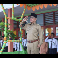 Bupati Kepahiang Menjadi Inspektur Upacara HAB KEMENAG KE 72