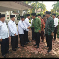 Ka.Kemenag Benteng Sambut Anggota DPR RI Komisi XI