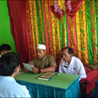 KUA Pondok Kelapa Benteng Ajari Mahasiswa IAIN Simulasi Pencatatan Nikah