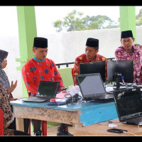 Simulasi UNBK, Siswa MA Darul Kalam Keluhkan Masalah Jaringan