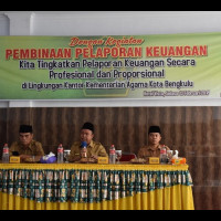 Kemenag Kota Bengkulu Adakan Pembinaan Pengelolaan Laporan Keuangan