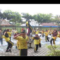 Drum band MIN 1 RL Siap Tampil Meriahkan Acara Miladiyah