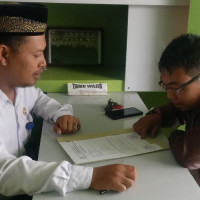 KUA Bermani Ulu Terima Kunjungan dari Puskesmas