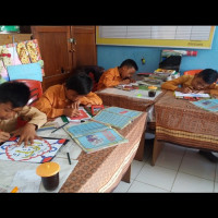 Sambut acara Miladiah 57 siswa MIS GUPPI 13 RL adakan seleksi peserta lomba