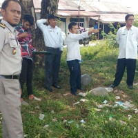 Pihak BPB, BKD dan Kemenag Ukur Luas Calon Lokasi Pembangunan KUA Kota