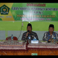 Kemenag Kota Bengkulu Sosialisasi UNPK Pada Pondok Pesantren