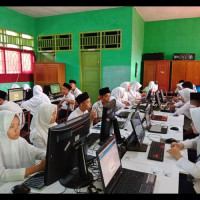 UNBK Tingkat MTs di Kabupaten Kaur diikuti 317 Siswa