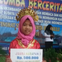 Siswi MIN 1 Kota Bengkulu Juara Lomba Bercerita