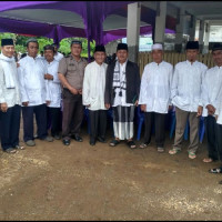 Ka.KUA Muara Bangkahulu Hadiri Peresmian Masjid Raudhatul Jannah