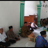 Hadiri Doa Bersama Kepala KUA Ajak Jamaah Tingkatkan Ibadah