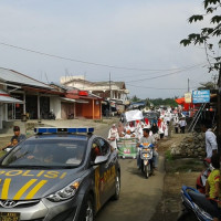 Kepala KUA LUPI Lepas Peserta Pawai Tarhib Ramadan 1439 H