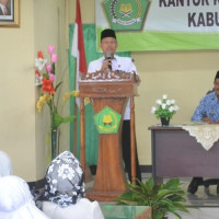 Kepala Kanwil Kemenag Provinsi Bengkulu Buka Manasik CJH Kabupaten Lebong