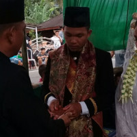 KUA Lebong Sakti Anjurkan Catin Laksanakan Akad Nikah Luar Balai