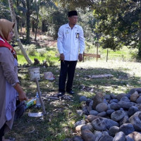 Kasi Penmad Lakukan Peletakan Batu Pertama Pembangunan RA Al-Iqra