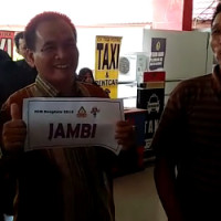 Kasubbag TU Kemenag Lebong Sambut Kabid Penmad Provinsi Jambi