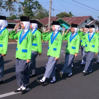 MAN 1 Kepahiang Ikuti Lomba Gerak Jalan Kecamatan