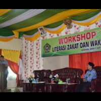 Kepala Kantor Kemenag Kabupaten Kepahiang Buka Kegiatan Workshop Literasi Zakat dan Wakaf