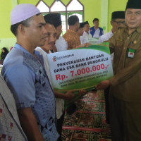 Kasi Bimas Islam Hadiri Penyerahan Bantuan CSR Bank Bengkulu