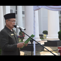 Ka.Kemenag Kepahiang Pimpin Do’a Peringatan Hari Pahlawan