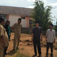 Ka. Kemenag BU Tinjau Lokasi Tanah KUA Kecamatan Ulok Kupai